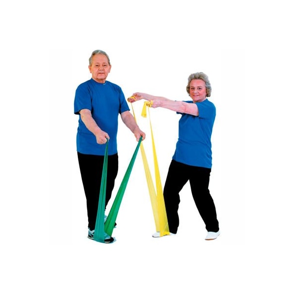 Thera-Band Latex-Free Exercise Band, 25 Yard Roll/Box, 5 Color Set